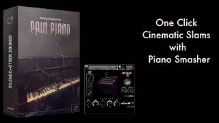 PAIN PIANO Kontakt library  One Click Cinematic Slams using Piano Smasher function [upl. by Bille]