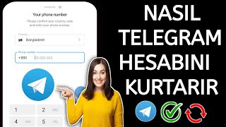 Eposta veya Telefon Olmadan Telegram Hesabı Nasıl Kurtarılır  Telegram Hesabı Kayıp Telefon Numa [upl. by Jeanie909]