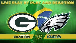 Packers vs Eagles Live Play by Play amp Reaction [upl. by Latin606]