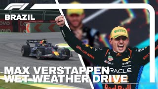 Max Verstappen Wet Weather Drive  2024 Sao Paulo Grand Prix [upl. by Dihgirb805]