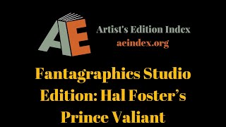 Fantagraphics Studio Edition Hal Foster’s Prince Valiant flip through [upl. by Nadnal]