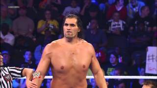 The Great Khali vs Titus ONeil SmackDown Feb 8 2013 [upl. by Nibot857]