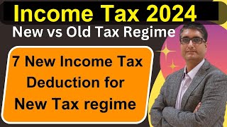 Income tax benefits 2024  7 income tax exemptions applicable for New Tax regime [upl. by Adlin]