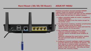 „Hard Reset” znany również jako „303030 Reset” ASUS RTN66U [upl. by Olsen]