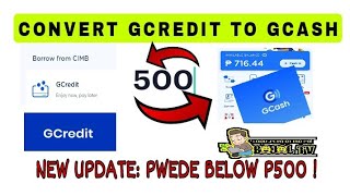 HOW TO CONVERT GCREDIT TO GCASH OR CASH BELOW P500 NEW UPDATE [upl. by Aneeh169]