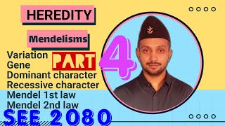 Heredity  Mendels Law  SEE preparation 2080  Class 10 SCIENCE in Nepali [upl. by Yancy]