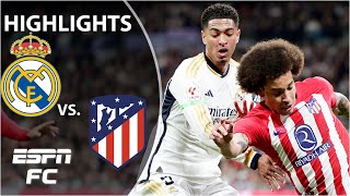 🚨 STUNNED 🚨 Real Madrid vs Atletico Madrid  LALIGA Highlights  ESPN FC [upl. by Blondy]