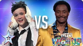 George Sampson vs Donchez Dacres  Britains Got Talent World Cup 2018 [upl. by Aryl]