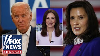 Wheres the loyalty Tudor Dixon questions Gov Whitmers absence from Biden rally [upl. by Lesoj861]