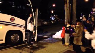 New Rochelle High School Cheerleaders Return Home [upl. by Euginimod]