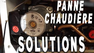 Panne chaudière Saunier Duval solution  changer un moteur pompe circulateur deau de chauffage [upl. by Arenahs]