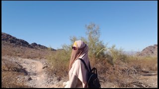 Piestewa nature trail  phoenix mountains preserve arizona arizonahiking hikingtrails [upl. by Ecarg]