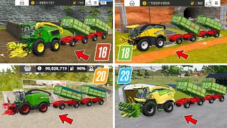 Fs16 Vs Fs18 Vs Fs20 Vs Fs23  Chaff Making Gameplay  Timelapse [upl. by Marwin]