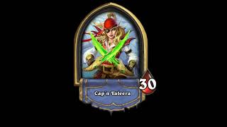 Capn Valeera All Hero Quotes  Hearthstone [upl. by Avigdor]