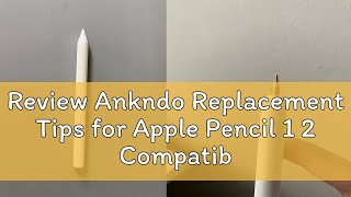 Review Ankndo Replacement Tips for Apple Pencil 1 2 Compatible Gen IPad Pro Pencil IPencil Nib for [upl. by Eux]