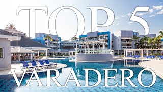 TOP 5 BEST allinclusive resorts in VARADERO Cuba 2023 PRICES REVIEWS INCLUDED [upl. by Ardnossac]