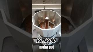 Espresso Experience with Moka Pot shorts [upl. by Assirk]