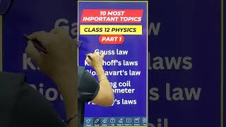 12 Physics  Most Important 10 Topics board2024 boardexam cbse cbseboardexam2024 cbse2024 [upl. by Azzil]