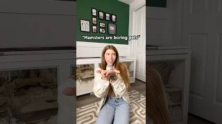 “Hamsters are boring pets” pets hamsters shortsyoutube [upl. by Ylrebmit]