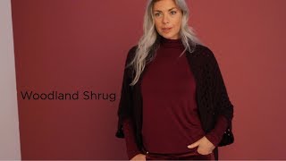 Woodland Shrug crocheted with LB Collection® Superwash Merino [upl. by Sonni942]