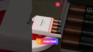 Best Rechargeable Duracell AA Battery Charger  Panasonic Eneloop BQCC55N Unboxing Review shorts [upl. by Bernard]