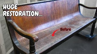 Filthy Bentwood Bench Restoration [upl. by Staffan561]