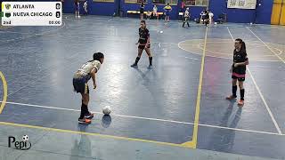 2024 4ta Div AFA Futsal Fem 2do Tiempo Atlanta Vs Nueva Chicago [upl. by Llewkcor]