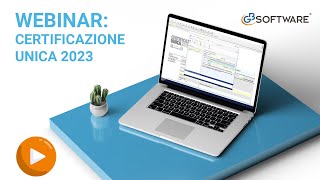 Webinar operativo Certificazione Unica 2023  Anno imposta 2022 con GBsoftware [upl. by Holbrooke]