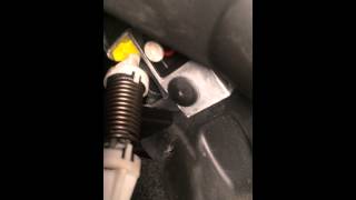 Saab 93 sedan clutch pedal helper spring clip repair [upl. by Odnomyar]