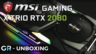 MSI RTX 2080 UNBOXING  MSI RTX 2080 GAMING X TRIO UNBOXING [upl. by Lody]