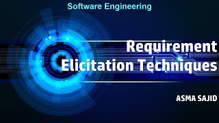 Software Engineering 4 Requirement Elicitation Techniques [upl. by Ainek]