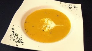 Kürbiscremesuppe  Ein feincremiger Genuss [upl. by Dadivitan]