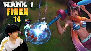 14 Fiora vs Darius  14Fiora Fiora Guide [upl. by Anam]