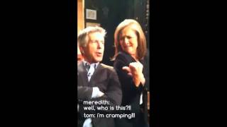 What Happens Three Minutes Before a LIVE Show  Web Extra  The Meredith Vieira Show [upl. by Enylhsa]