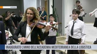 Catania Inaugurato l’anno dell’Accademia mediterranea della logistica [upl. by Trahern]