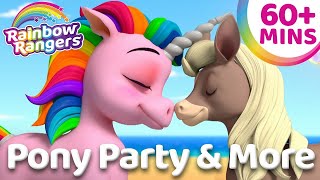 Rainbow Rangers Full Episodes ❤️ Pony Party amp More ❤️ [upl. by Couq]