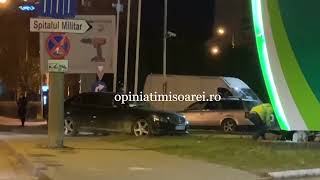 Politist de frontiera beat la volan a incercat sa fuga dupa un accident [upl. by Yance]