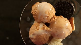 Thai Tea Ice Cream Recipe no machine ไอศครีมชาเย็น  Hot Thai Kitchen [upl. by Dirtsa]