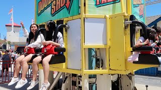 Double Shot Offride Video Santa Cruz Beach Boardwalk 2023 [upl. by Anelet285]