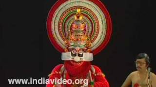 Kathakali Make up  Chuvanna thadi  ചുവന്ന താടി കഥകളി വേഷം [upl. by Barfuss]