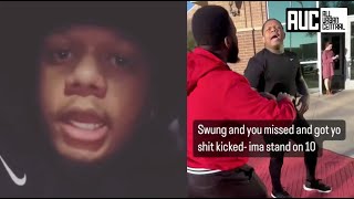 Yella Beezy Responds After Whyte Crip Runs Down On Him In Parking Lot [upl. by Ennirak]