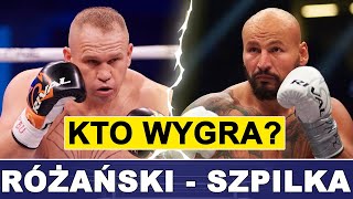 SZPILKA  RÓŻAŃSKI  KTO WYGRA [upl. by Laen]