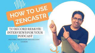 How to use Zencastr to Record Remote Interviews  StepbyStep Guide [upl. by Jaworski893]