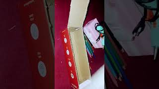 DIY desk organiser cute cardboard bhumikathecrafter storage  organiser cardboardcraft [upl. by Margarette]