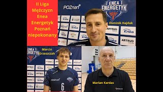 II Liga mężczyzn Enea Energetyk Poznań w dalszym ciągu niepokonany [upl. by Alaaj338]