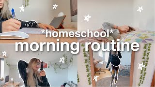 my homeschool morning routine junior in high school [upl. by Karlan]