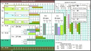 Planning assistante maternelle [upl. by Holey]