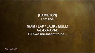 HAMILTON Full Lyrics Cut Content Reupload [upl. by Ttcos133]