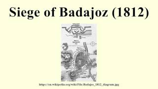 Siege of Badajoz 1812 [upl. by Adai]