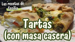 MASA DE TARTAS E IDEAS PARA DOS RELLENOS [upl. by Arleyne]